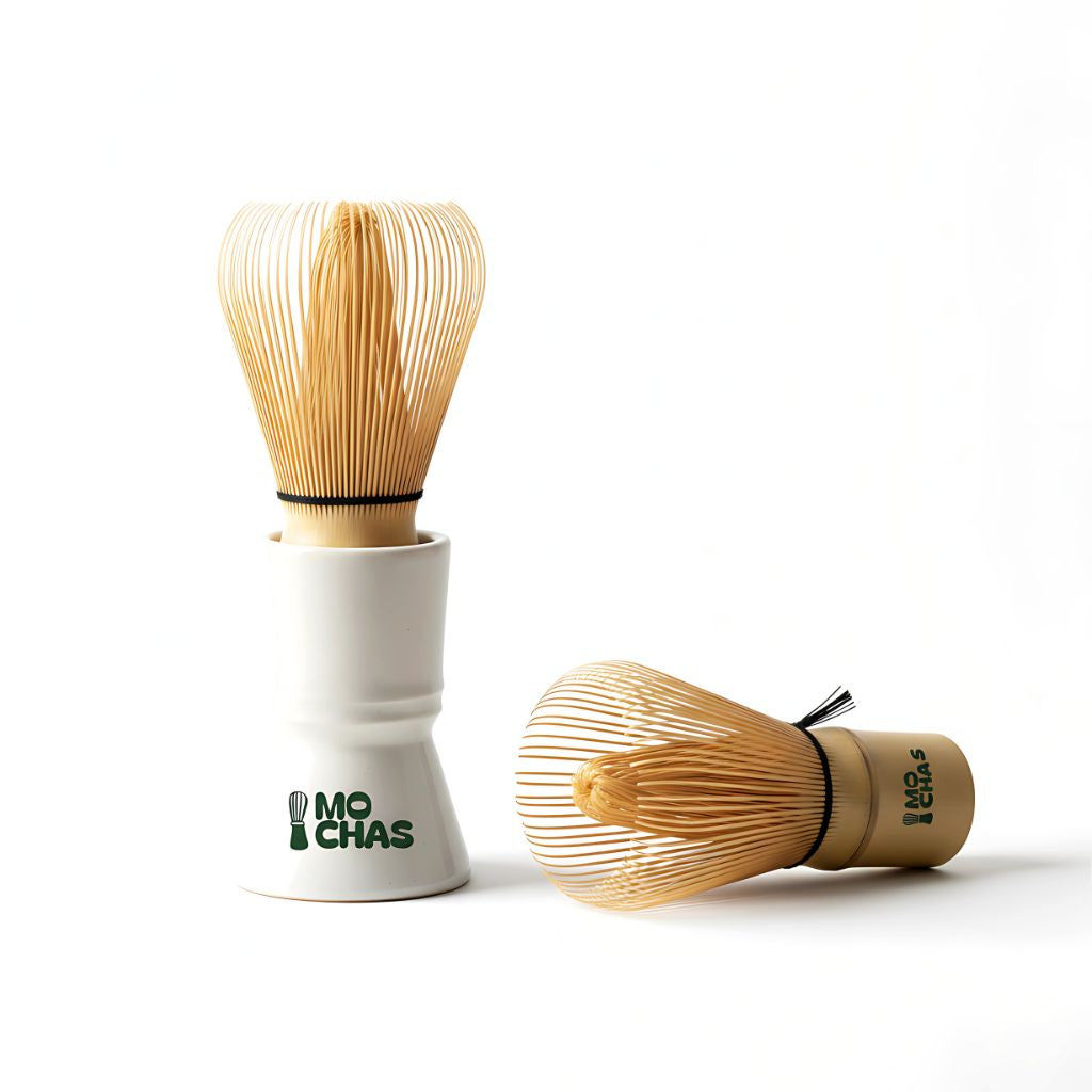 Chasen: Traditional Bamboo Matcha Whisk + Holder