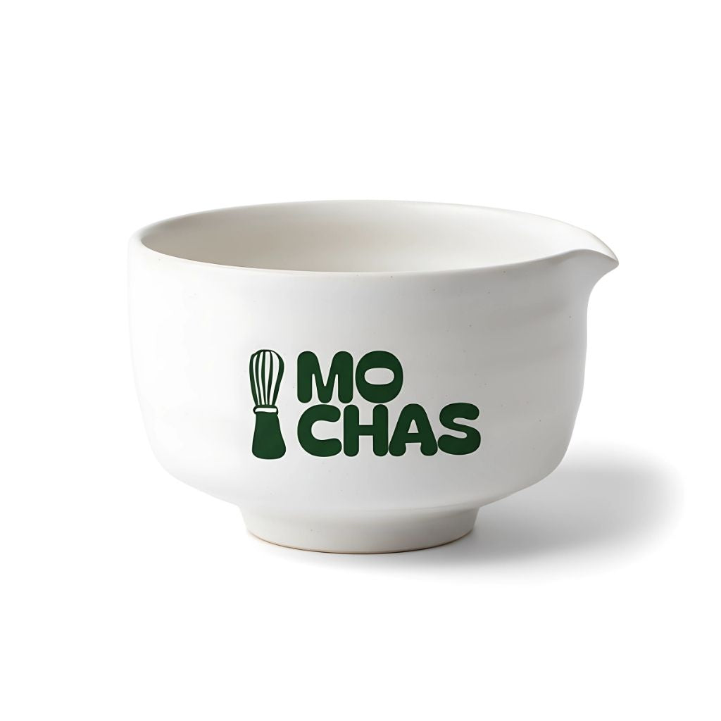 Chawan: Ceramic Matcha Whisking Bowl with Pour Spout
