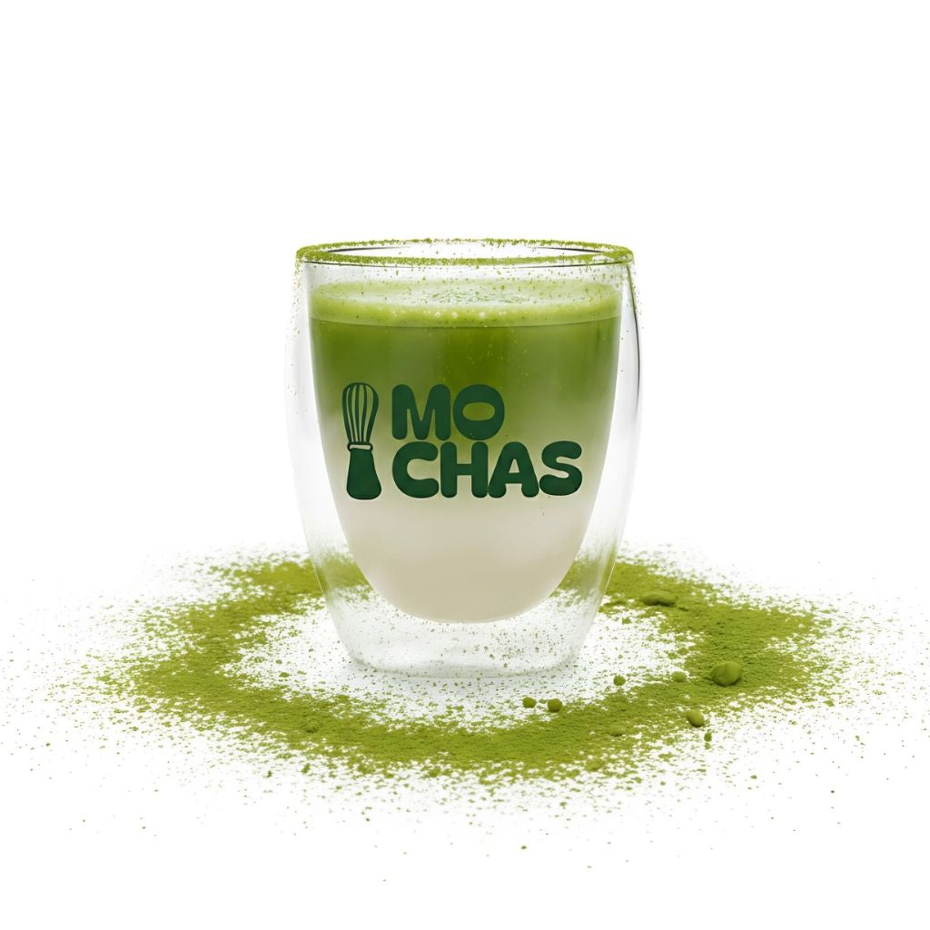 Matcha Latte Double Wall Glass