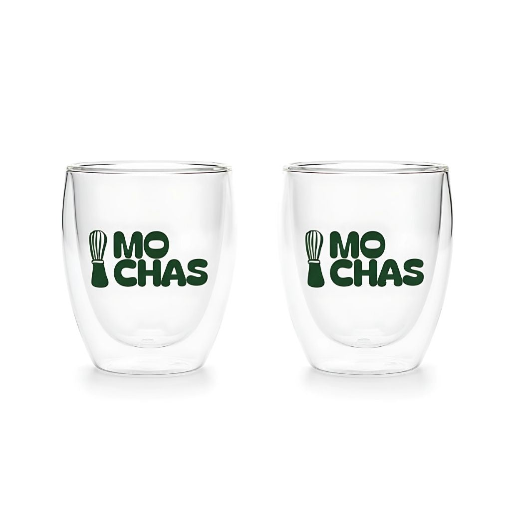 Matcha Latte Double Wall Glass