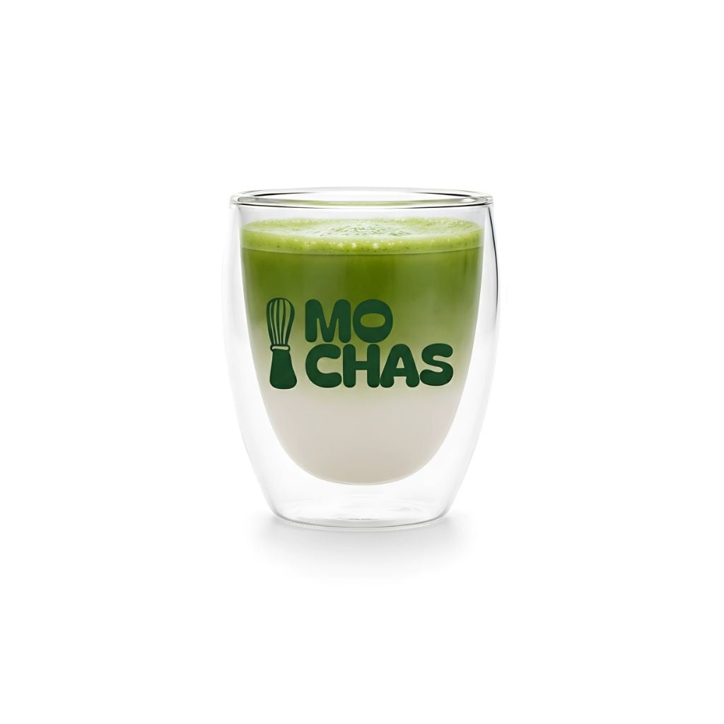 Matcha Latte Double Wall Glass